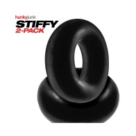 Pack de 2 Cockrings Hunky Junk Stiffy Tar Ice