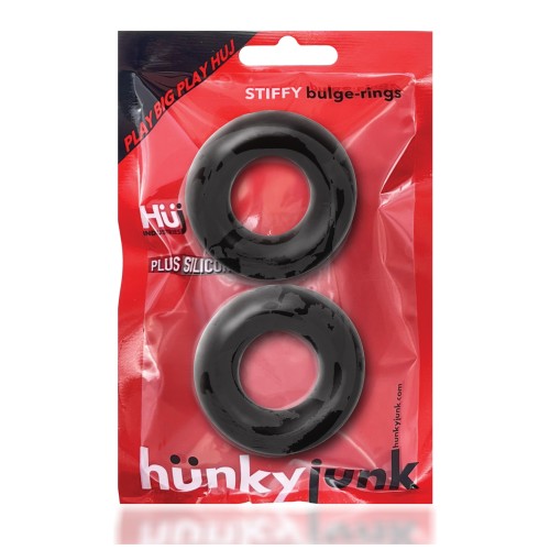 Pack de 2 Cockrings Hunky Junk Stiffy Tar Ice