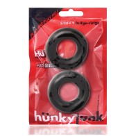 Pack de 2 Cockrings Hunky Junk Stiffy Tar Ice