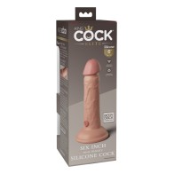 Cock King Cock Elite de Silicona 6 Claro