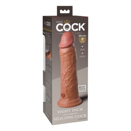 King Cock Elite Dual Density Silicone Dildo 8 Inches