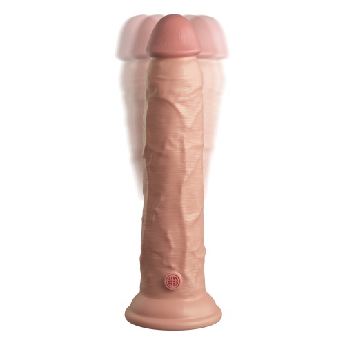 Pene Silicona Vibrante King Cock Elite 9 Pulgadas con Control