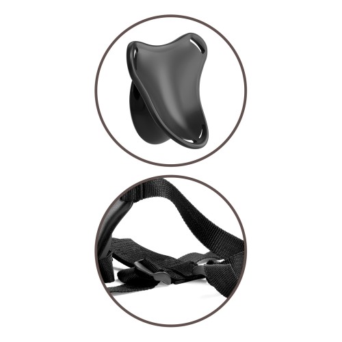 King Cock Elite Beginners Body Dock Strap On Harness Black