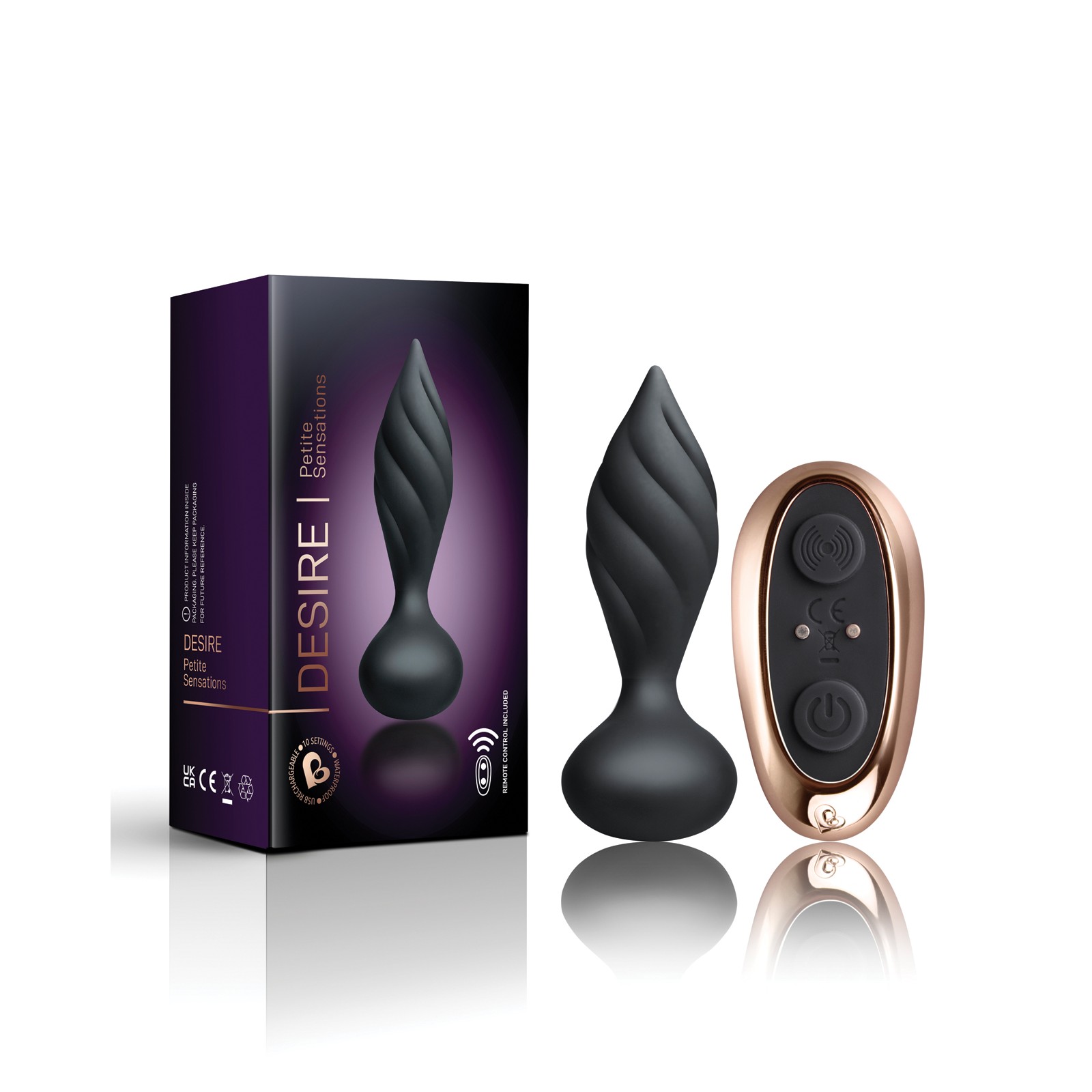 Rocks Off Petite Sensations Desire Plug with Remote