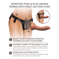 King Cock Elite Comfy Silicone Body Dock Kit