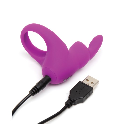 Happy Rabbit Rechargeable Cock Ring Purple