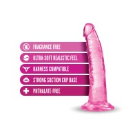 Dildo Blush B Yours Plus de 7 Pulgadas Lust n' Thrust Rosa