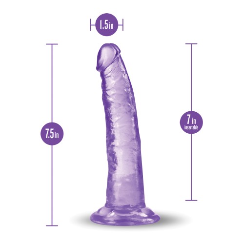 Blush B Yours Plus 7" Lust n' Thrust Dildo - Purple