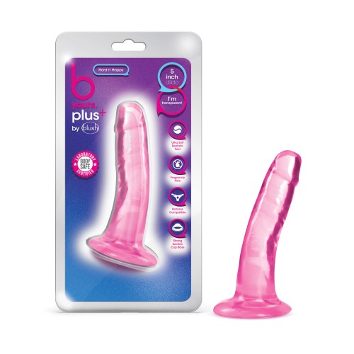 Dildo Duro y Feliz de 5" - Rosa