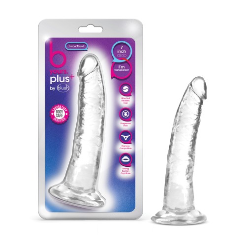 Dildo Blush B Yours Plus 7 Lust n Thrust Transparente