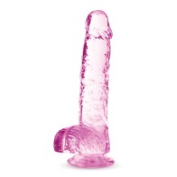 Blush Naturally Yours 6 Inch Dildo - Rose