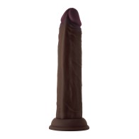 Shaft Model J Flexskin Liquid Silicone Dong Mahogany