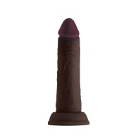 Shaft Model J Flexskin Liquid Silicone Dong Mahogany