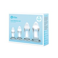 b-Vibe Glass Anal Dilator 4-piece Set