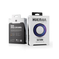 Hueman Saturn Purple Vibrating Cock/Ball Ring - Intense Stimulation