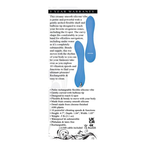 Evolved Blue Crush Petite Vibe - Powerful Silicone Vibrator