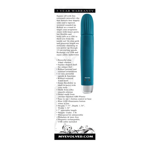 Evolved Super Slim Wand Teal