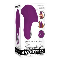 Evolved Sucker For You Finger Vibe Purple