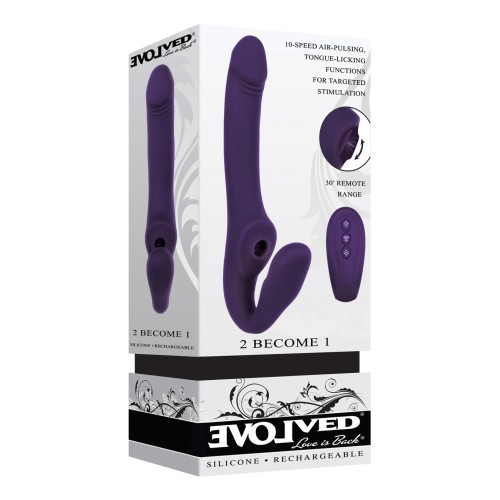 Evolved 2 Become 1 Strapless Strap On - Placer Supremo