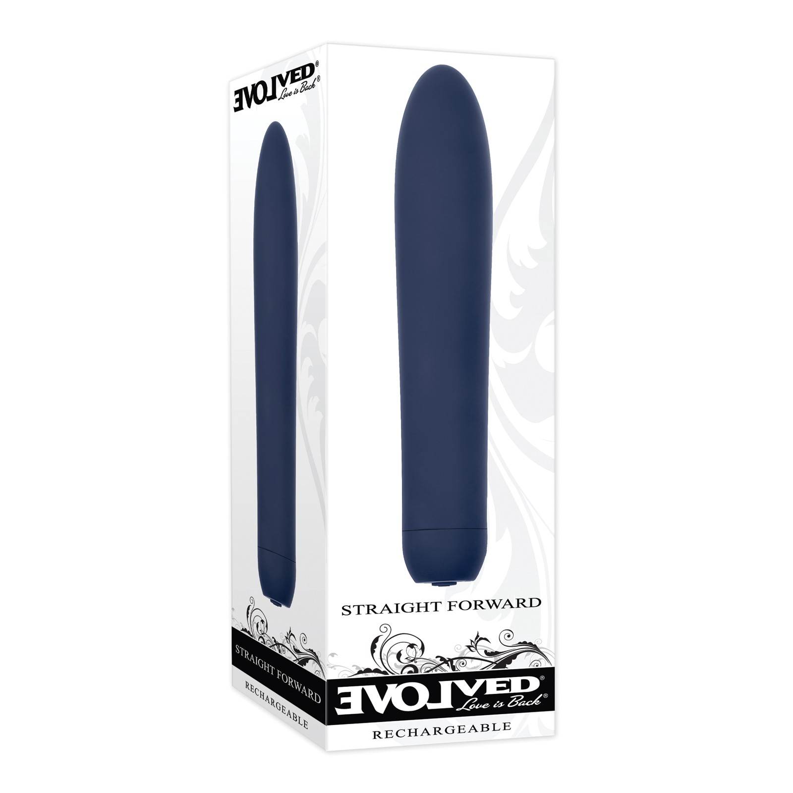 Evolved Straight Forward Vibrator Blue