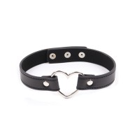 Plesur PVC Heart Connector Choker for Stylish Outfits