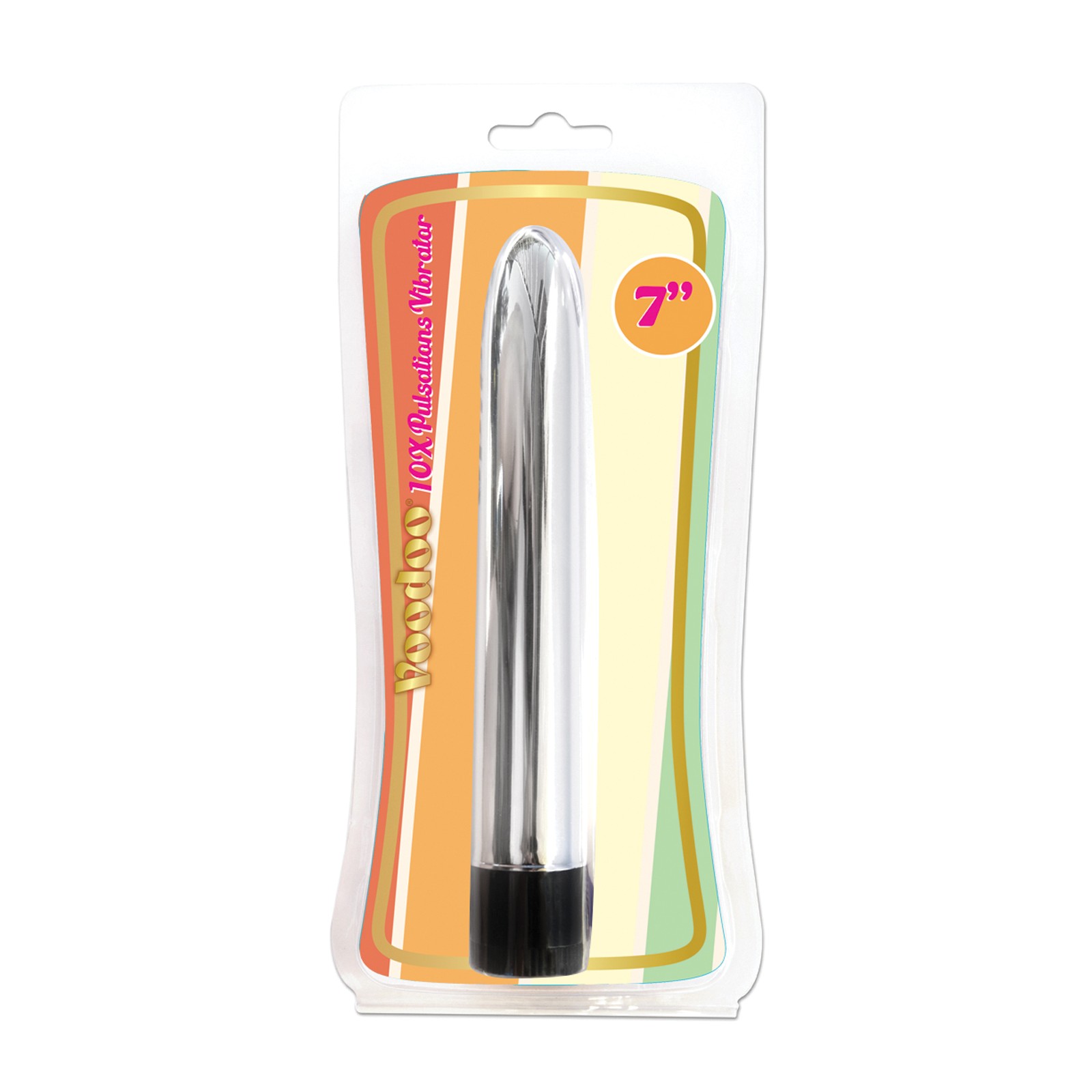 Voodoo 9 Inch Multi Speed Vibrator Silver