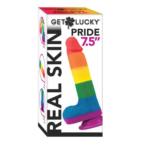 Dildo Realista Get Lucky 7.5" de La Serie Piel Real para Placer Realista