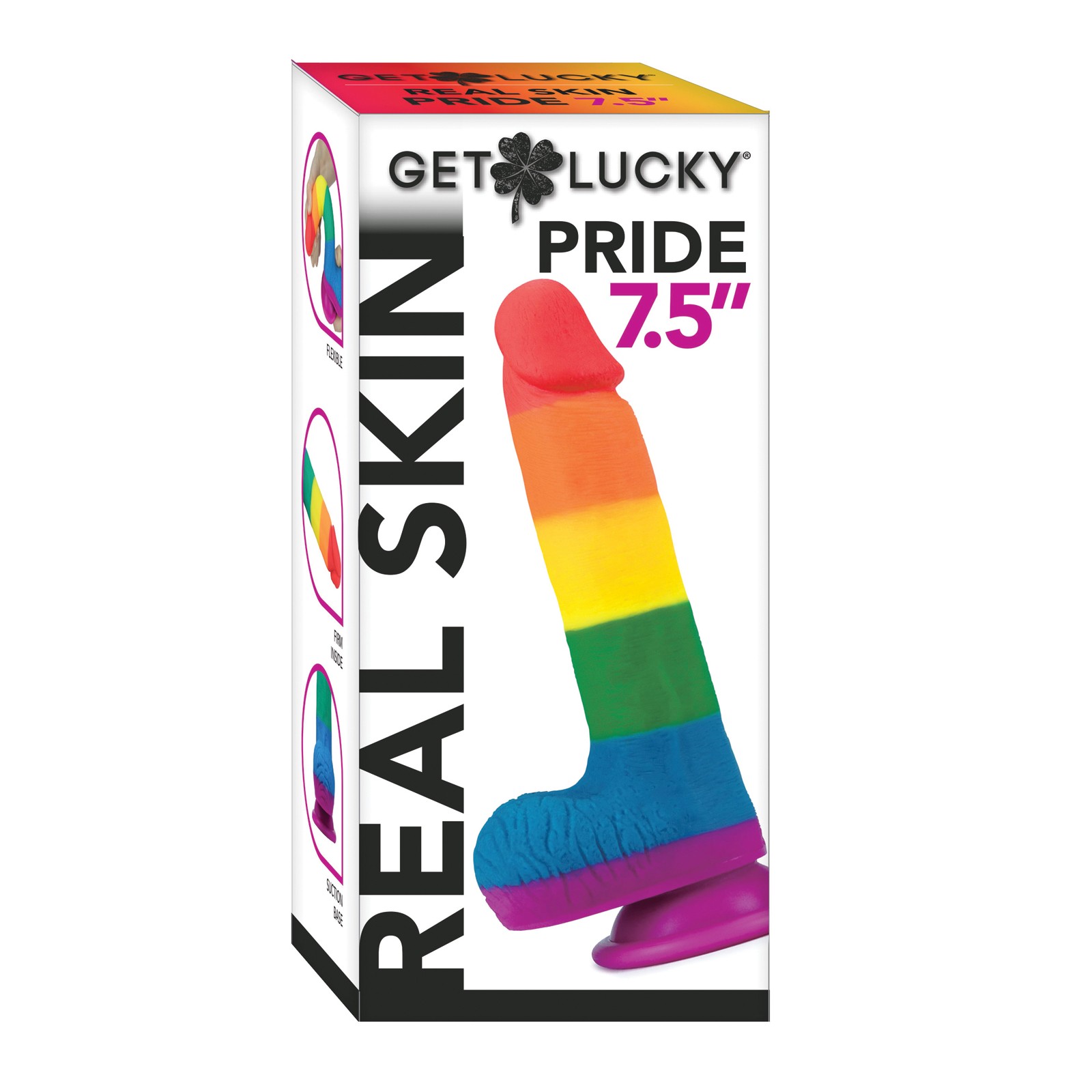 Get Lucky 7.5" Real Skin Series Dildo for Realistic Pleasure