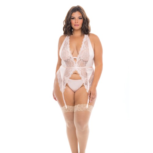 Noah Soft Cup Merrywidow and Garter Straps - Peach