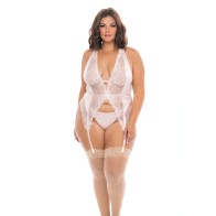 Noah Soft Cup Merrywidow and Garter Straps - Peach