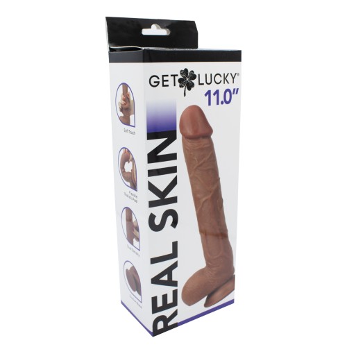 Get Lucky Serie Piel Real 11" Marrón Claro