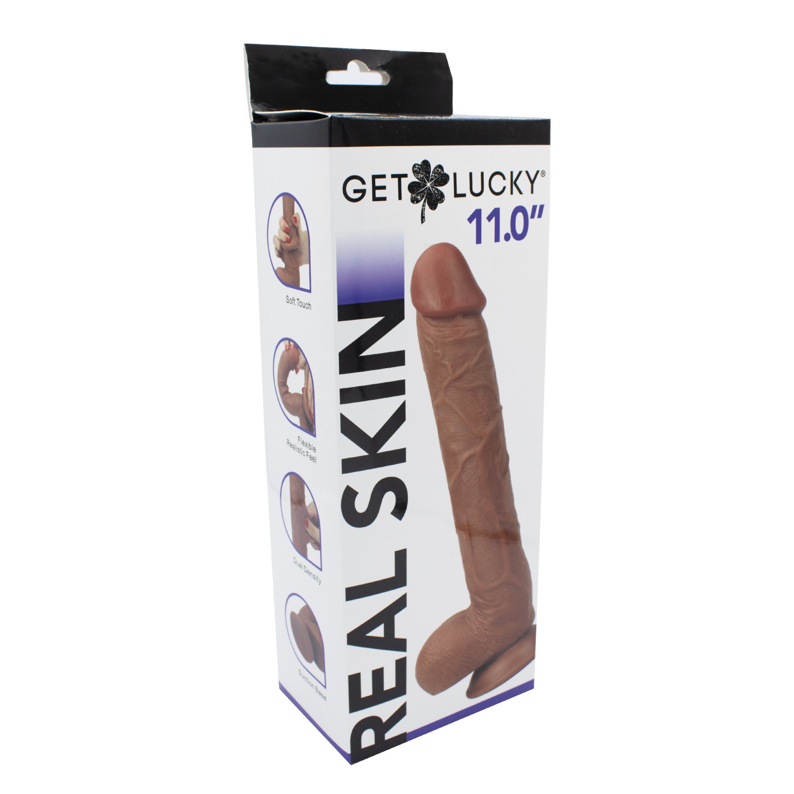 Get Lucky Serie Piel Real 11" Marrón Claro