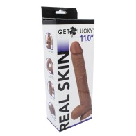 Get Lucky Serie Piel Real 11" Marrón Claro