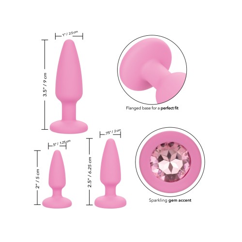 First Time Crystal Anal Play Kit for Beginners - Pink