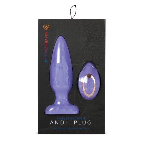 Nu Sensuelle Andii Vertical Roller Motion Butt Plug for Ultimate Pleasure