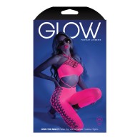 Body Halter Recortado Camiseta Neon Rosa