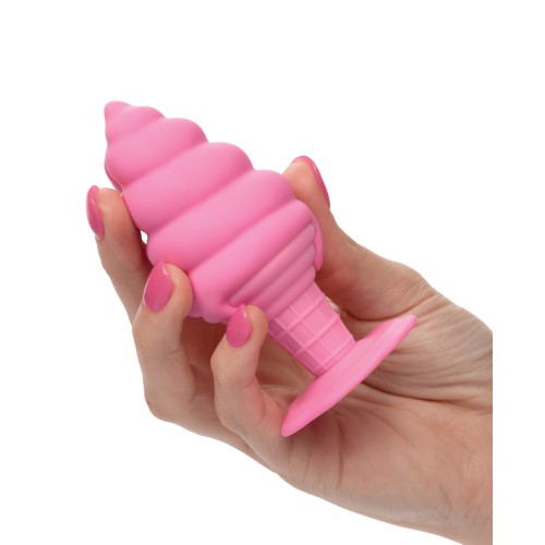 Naughty Bits Ice Cream Cone Butt Plug - Pink