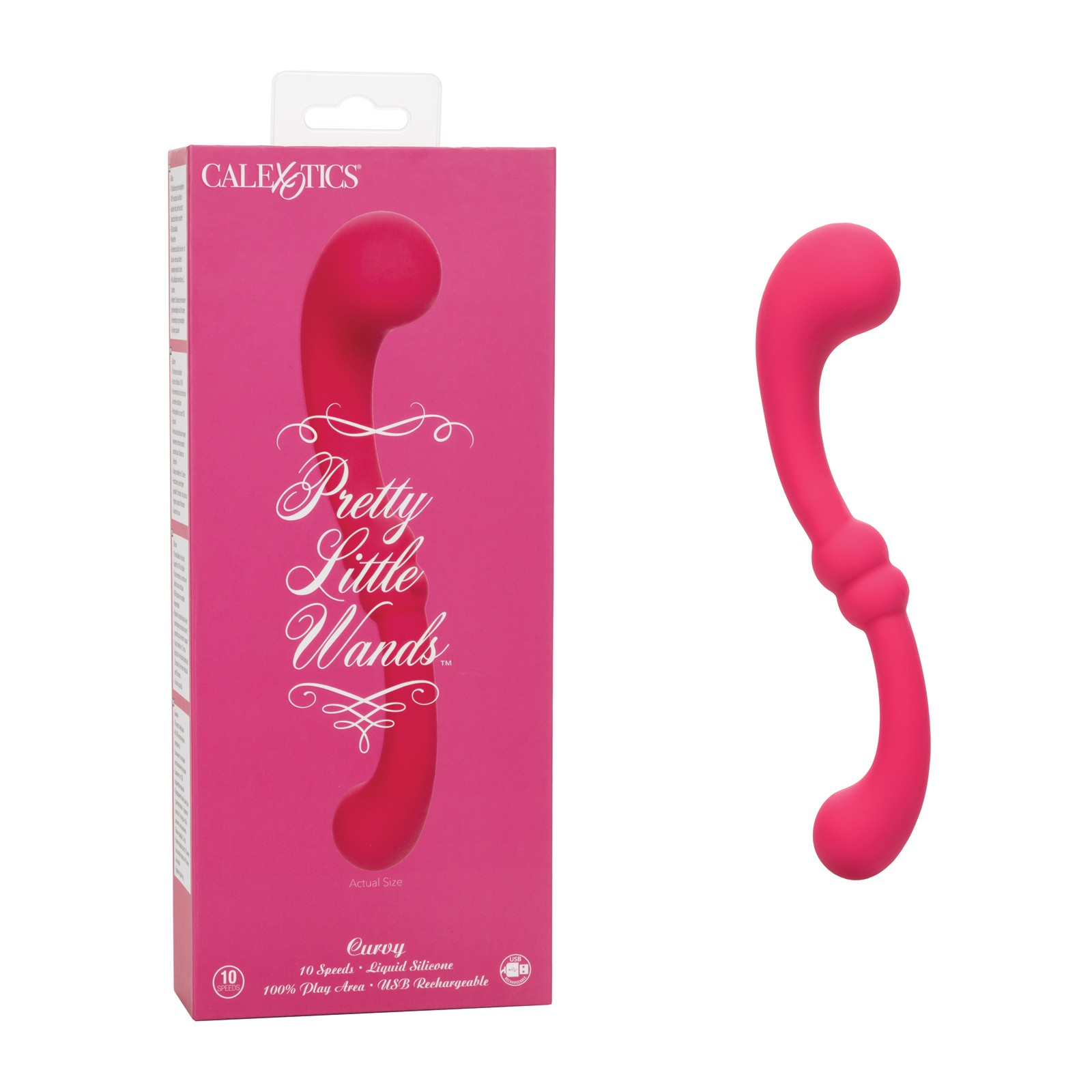 Pretty Little Wands Curvy Massager Pink