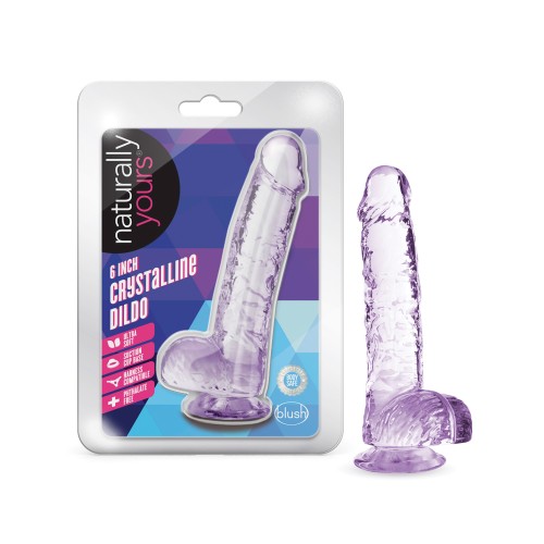 Blush Naturally Yours 6" Crystalline Dildo for Realistic Pleasure