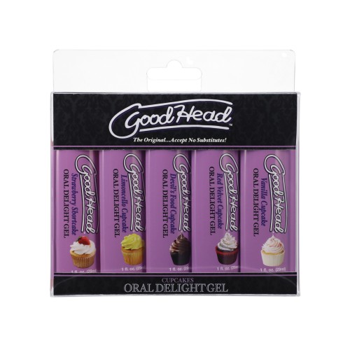 GoodHead Cupcake Oral Delight Gel Pack of 5