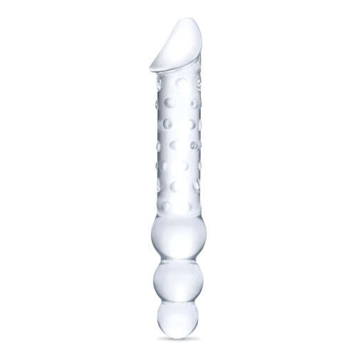 Glas Double Ended Glass Dildo with Anal Beads - Versatile Pleasure