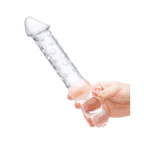 Glas Double Ended Glass Dildo with Anal Beads - Versatile Pleasure