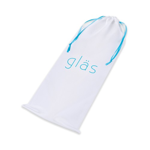 Glas 7" Realistic Glass Dildo with Veins - Clear