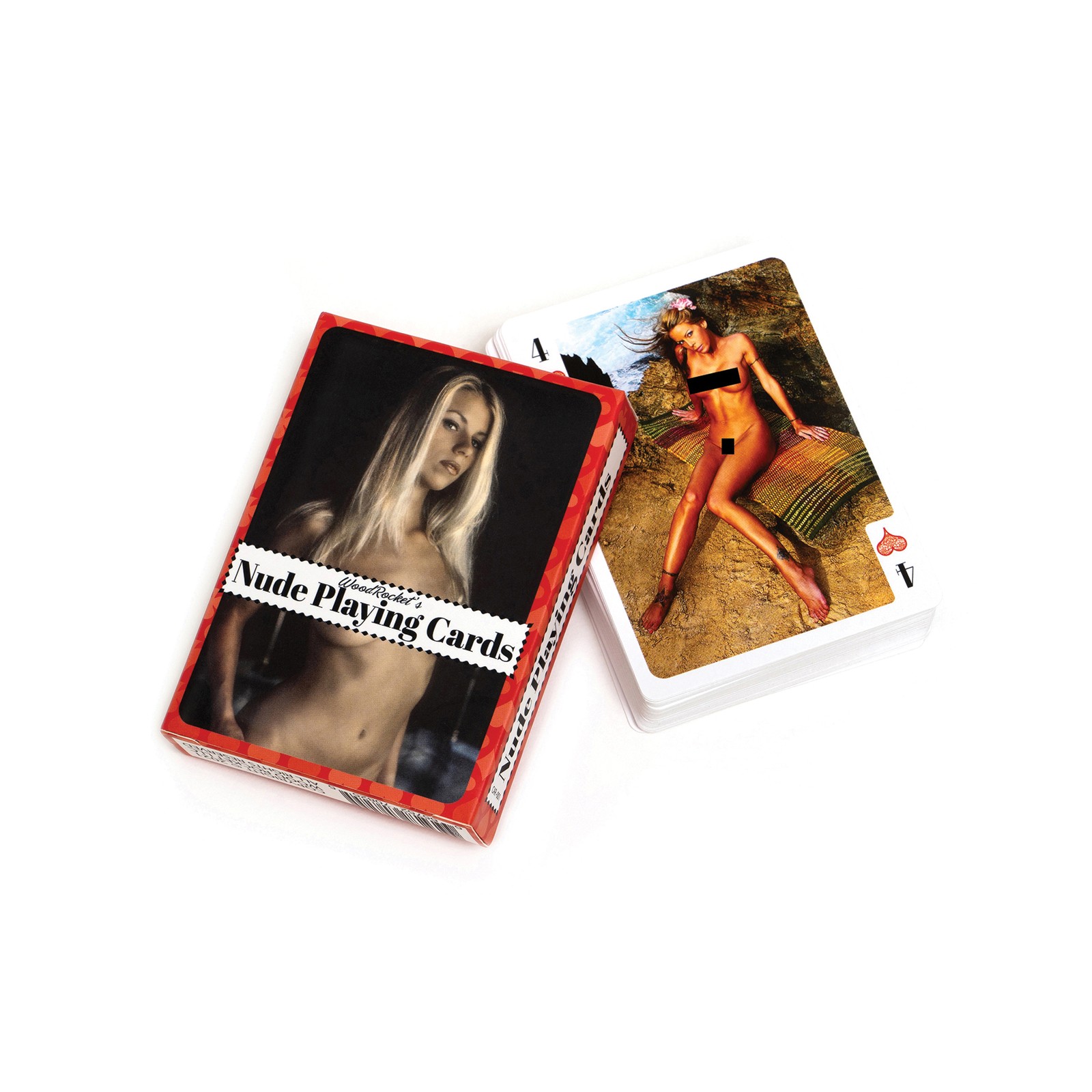 Wood Rocket Nude Playing Cards for adults