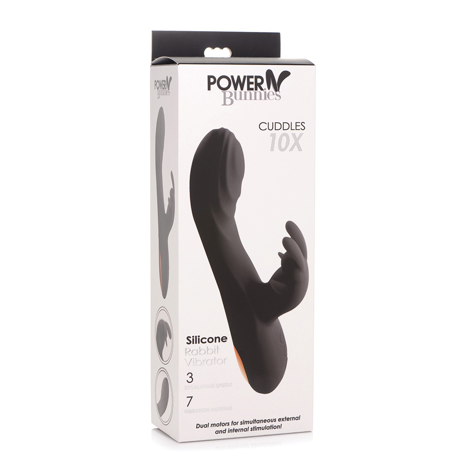 Vibrador Conejo Power Bunnies Cuddles Negro