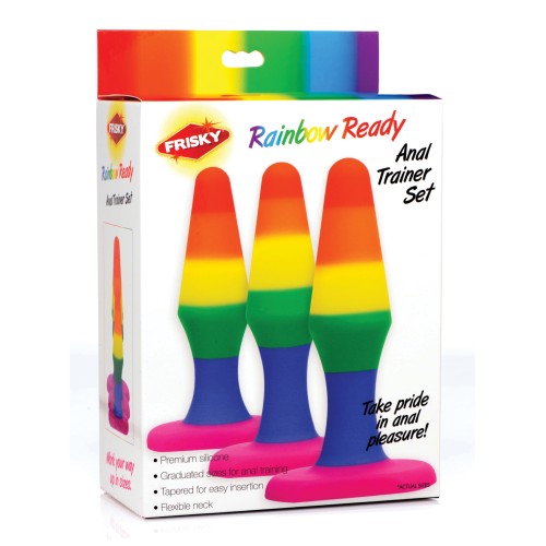 Set de Entrenadores Anales de Silicona Frisky Rainbow