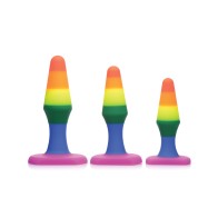 Set de Entrenadores Anales de Silicona Frisky Rainbow