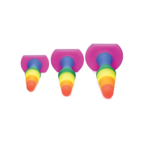 Set de Entrenadores Anales de Silicona Frisky Rainbow