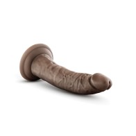 Dildo Autolubricante Dr Skin Glide 7.5 Pulgadas Chocolate