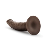 Dildo Autolubricante Dr Skin Glide 7.5 Pulgadas Chocolate